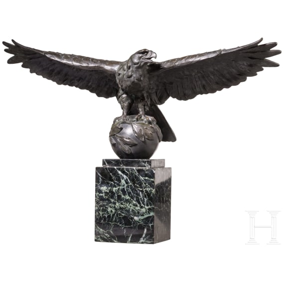 "Eagle on a Globe", Anton B&uuml;schelberger (1869 Eger &ndash; 1934 Dresden)