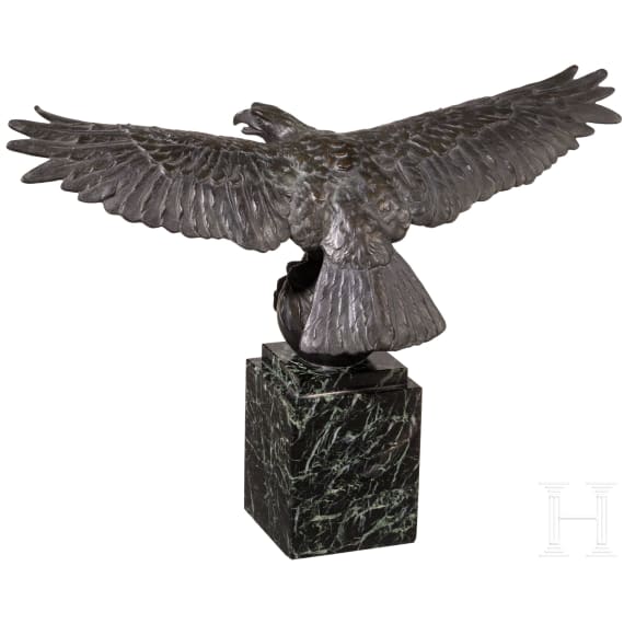 "Eagle on a Globe", Anton B&uuml;schelberger (1869 Eger &ndash; 1934 Dresden)
