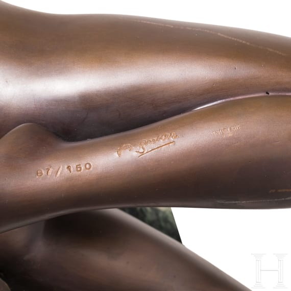 "Die Erwartung" (The Anticipation), Arno Breker (Elberfeld 1900&ndash;1991 D&uuml;sseldorf), design probably 1978