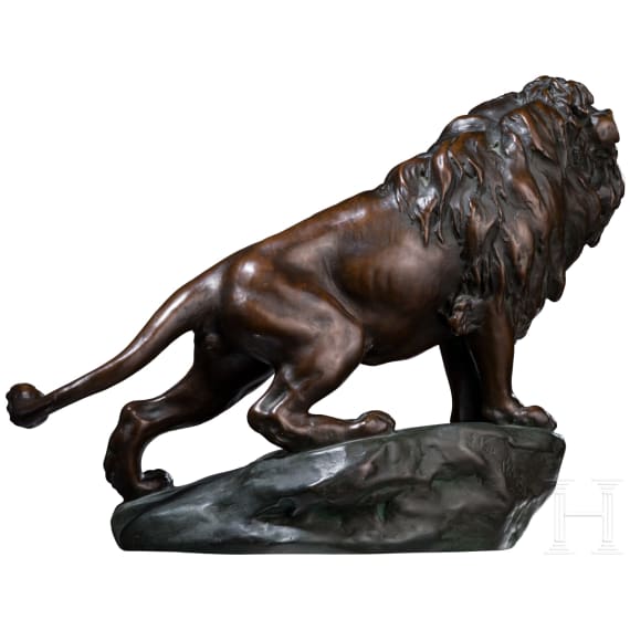 &bdquo;L&ouml;we", Gy&ouml;rgy (Georg) Vastagh der J&uuml;ngere (Budapest 1868&ndash;1946), wohl um 1890&ndash;1910