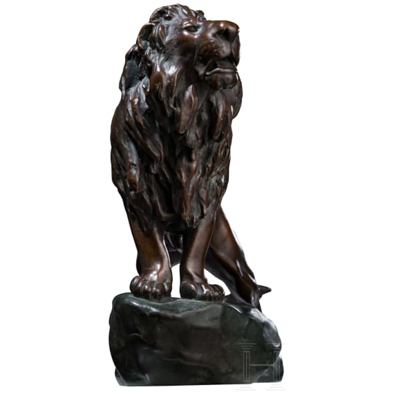 &bdquo;L&ouml;we", Gy&ouml;rgy (Georg) Vastagh der J&uuml;ngere (Budapest 1868&ndash;1946), wohl um 1890&ndash;1910
