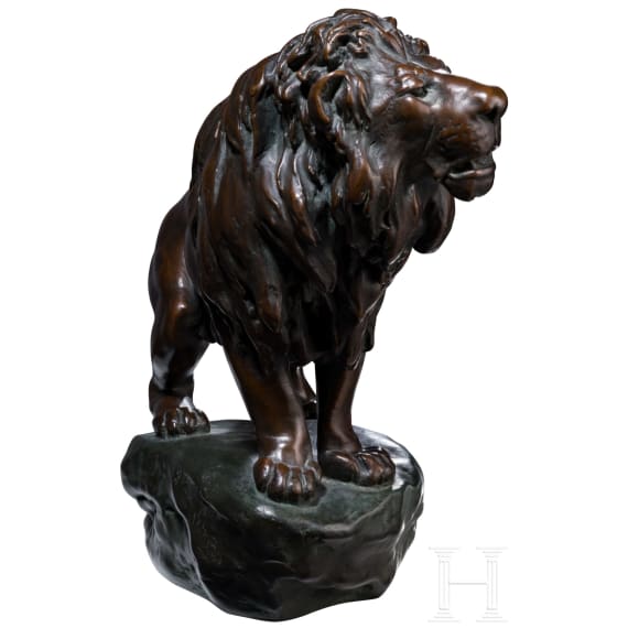 &bdquo;L&ouml;we", Gy&ouml;rgy (Georg) Vastagh der J&uuml;ngere (Budapest 1868&ndash;1946), wohl um 1890&ndash;1910
