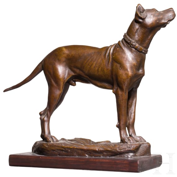 &bdquo;Stehende Dogge", Karl Himmelstoss (Breslau 1878&ndash;1967 M&uuml;nchen), 1899