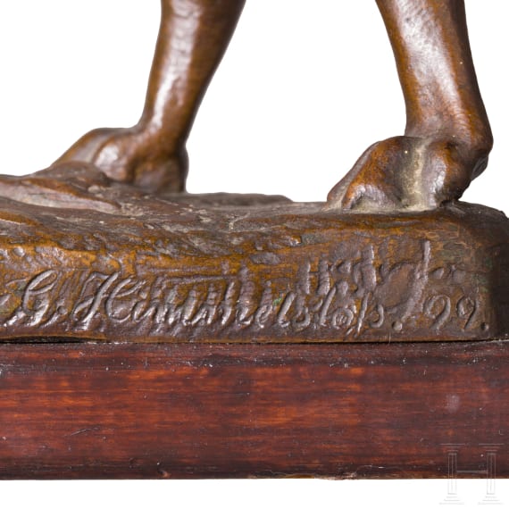 &bdquo;Stehende Dogge", Karl Himmelstoss (Breslau 1878&ndash;1967 M&uuml;nchen), 1899