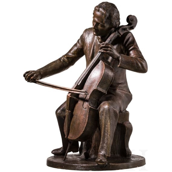 &bdquo;Cellist&ldquo;, Karl Himmelstoss (Breslau 1878&ndash;1967 M&uuml;nchen), 1950