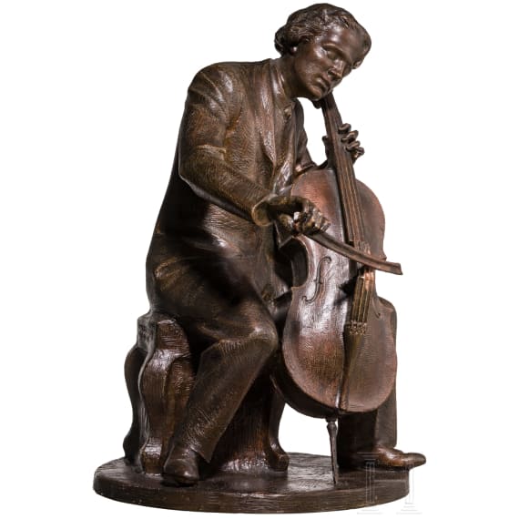 &bdquo;Cellist&ldquo;, Karl Himmelstoss (Breslau 1878&ndash;1967 M&uuml;nchen), 1950