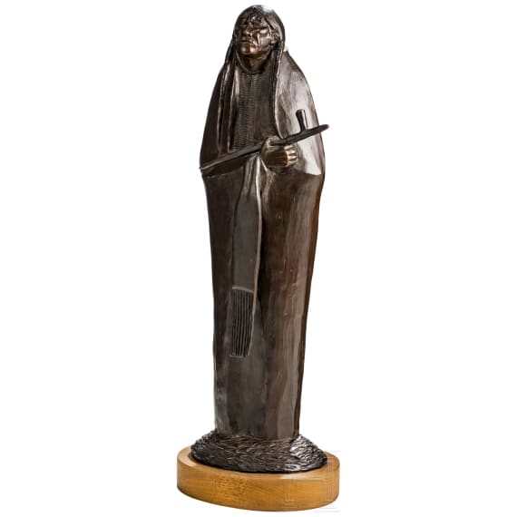 &bdquo;Holder of the Pipe&ldquo;, Allan Houser (Apache, Oklahoma 1914&ndash;1994 Santa Fe, New Mexico), 1989