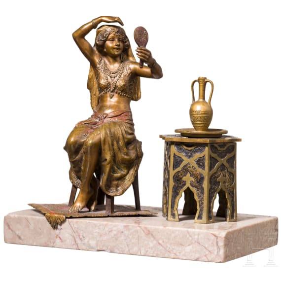 &bdquo;Orientalin", Bronze, wohl Wien, 1. H&auml;lfte 20. Jhdt.
