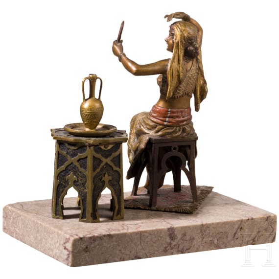 &bdquo;Orientalin", Bronze, wohl Wien, 1. H&auml;lfte 20. Jhdt.
