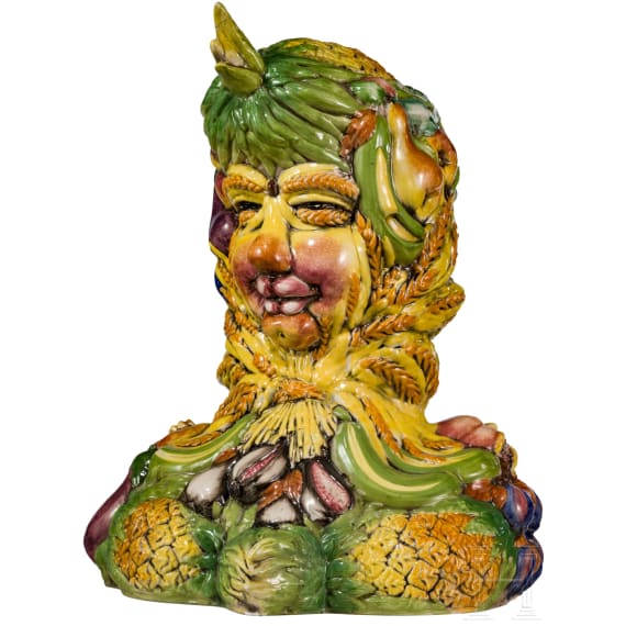 &bdquo;La profusion de l'&eacute;t&eacute;&ldquo;, Maison Christian Dior, zugeschrieben, nach Giuseppe Arcimboldo (1526&ndash;1593), 20. Jhdt.
