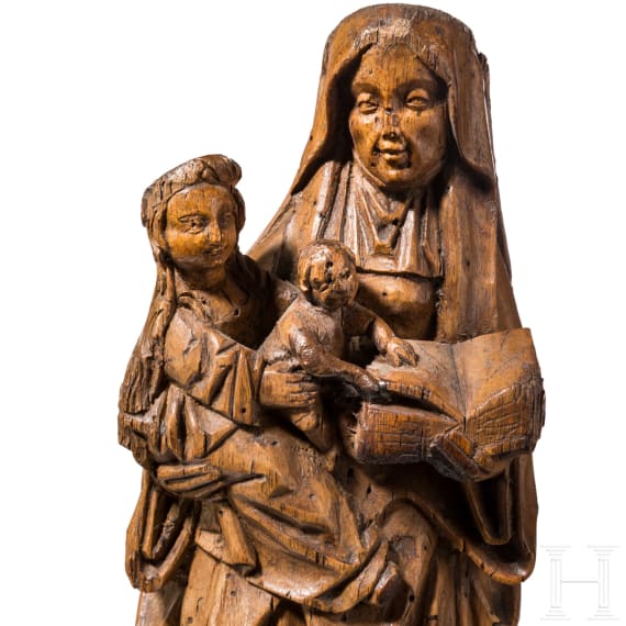 Heilige Anna Selbdritt, Fl&auml;misch, um 1500