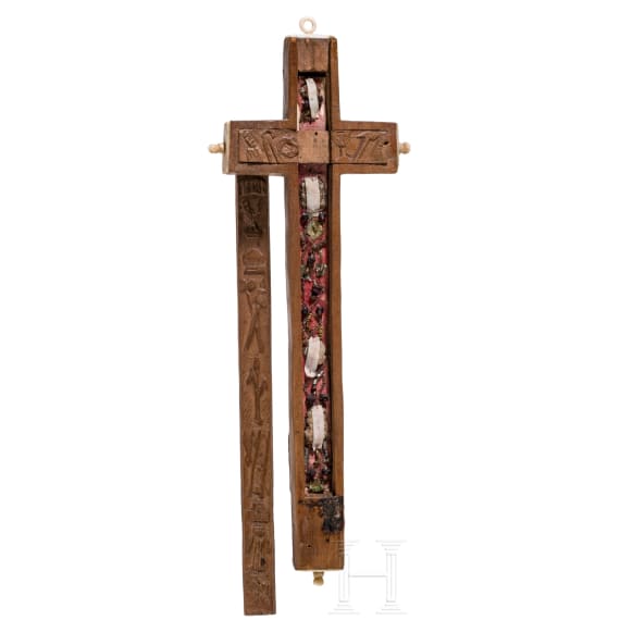Vier Reliquienkreuze, s&uuml;ddeutsch/alpenl&auml;ndisch, wohl Oberammergau, 18. / fr&uuml;hes 19. Jhdt.
