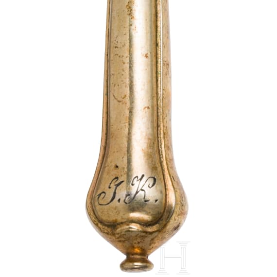 18 Besteckteile, Augsburg, Johann Georg Wolhaupter (Meister 1717 - 1752), 1722-1726