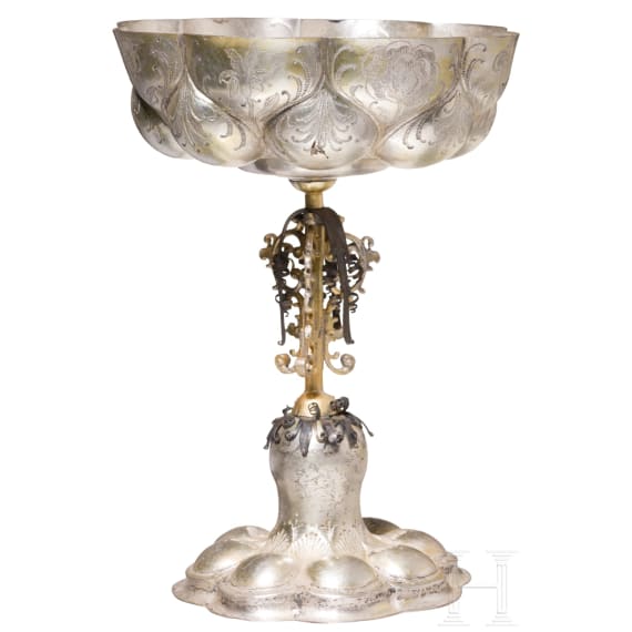 Buckelpokal mit dem Heiligen Georg, N&uuml;rnberg, wohl Thomas St&ouml;r II (1629&ndash;1683)
