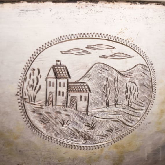 Fu&szlig;schale, Hanau, sp&auml;tes 19. Jhdt.