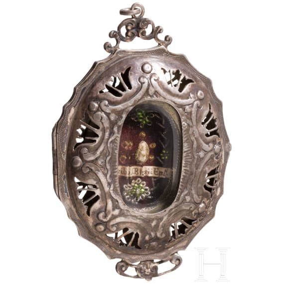 Reliquienanh&auml;nger, deutsch, um 1720