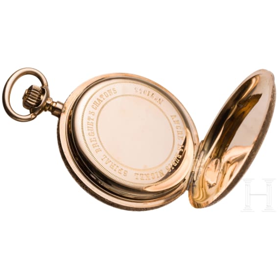 Savonette Taschenuhr in 14kt Gold