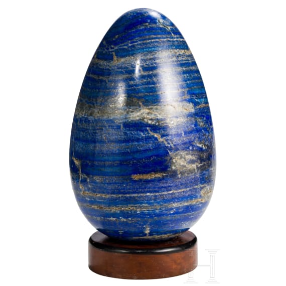 Large Lapis Lazuli Egg, Afghanistan, late 20th century