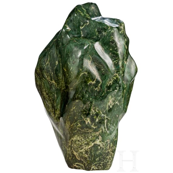 Polished Nephrite Boulder, China, late 20th century
