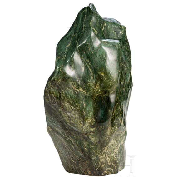 Polished Nephrite Boulder, China, late 20th century