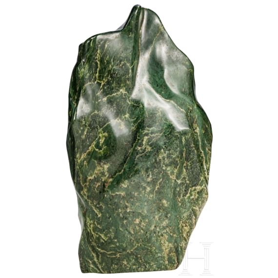 Polished Nephrite Boulder, China, late 20th century