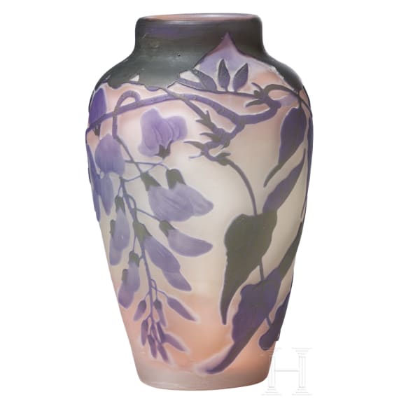 Vase "Glycines", Nancy, Gall&eacute;, 1908-1920