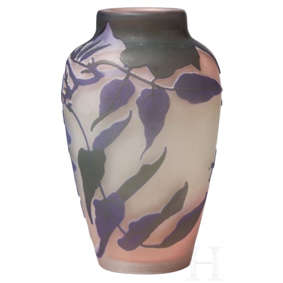 Vase "Glycines", Nancy, Gall&eacute;, 1908-1920