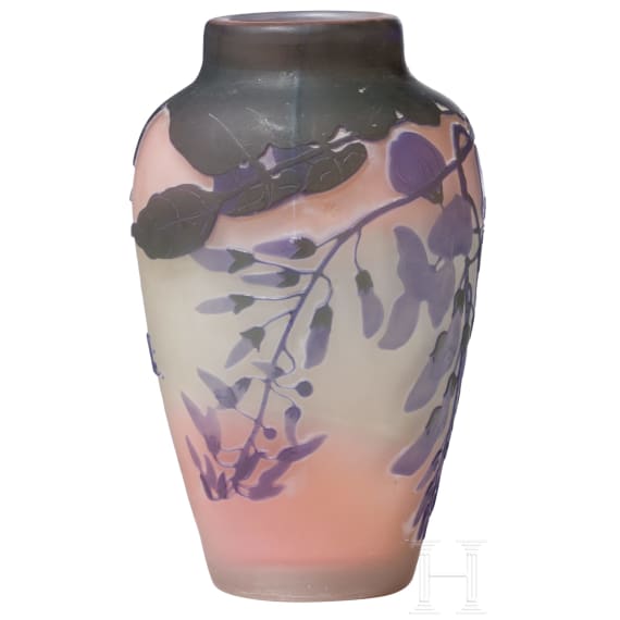Vase "Glycines", Nancy, Gall&eacute;, 1908-1920