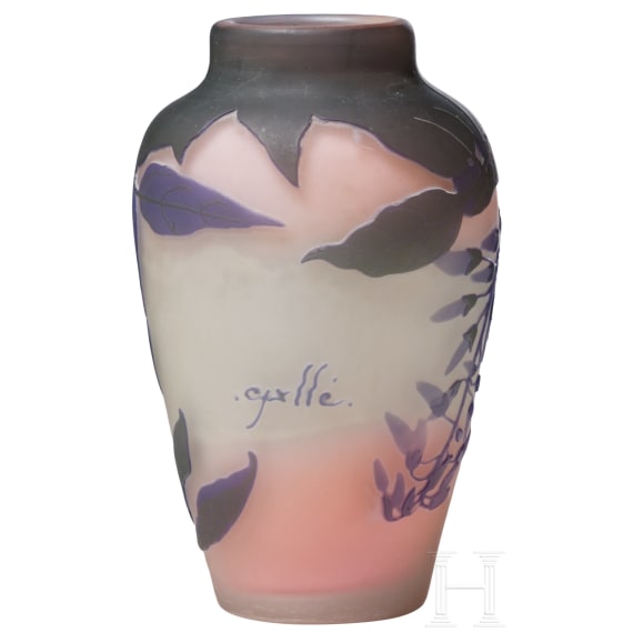 Vase "Glycines", Nancy, Gall&eacute;, 1908-1920