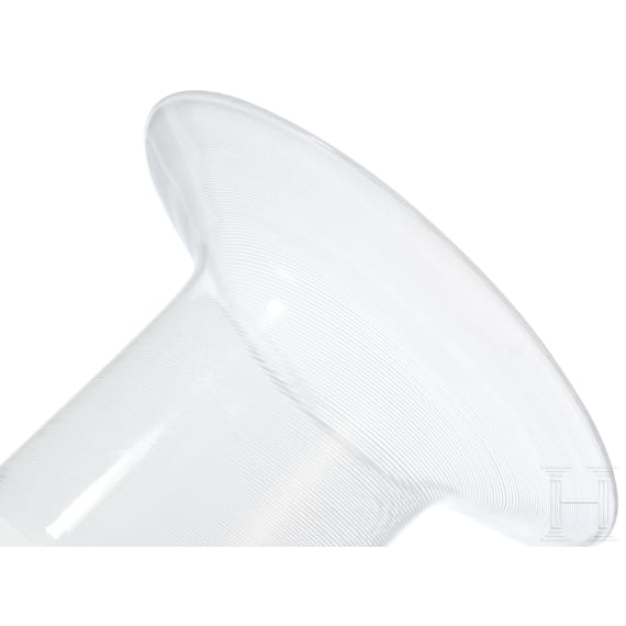 A glass vase "Filigrana", Tapio Wirkkala (design), Venini, Murano, 1983