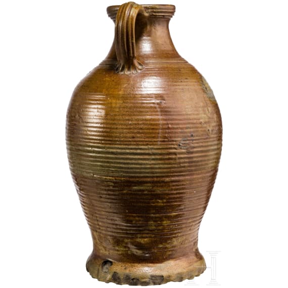 A large stoneware jug with English coat of arms, Langerwehe, 17th century