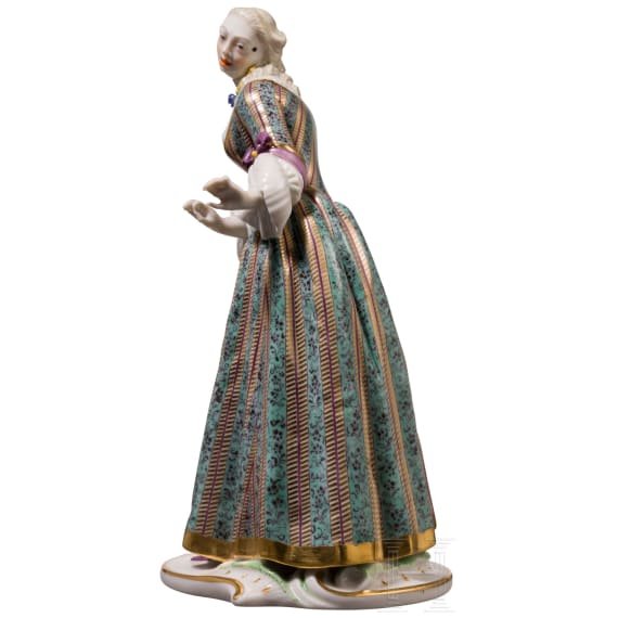 &bdquo;Isabella&ldquo; aus der Commedia dell'arte, Franz Anton Bustelli, um 1760 (Entwurf), Nymphenburg, 20. Jhdt.