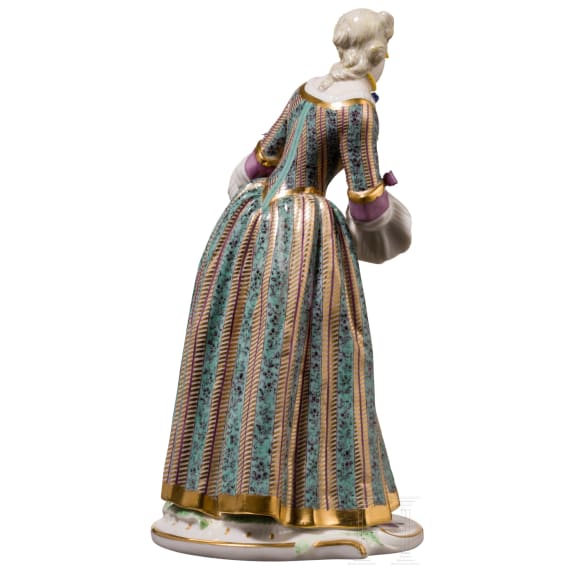 &bdquo;Isabella&ldquo; aus der Commedia dell'arte, Franz Anton Bustelli, um 1760 (Entwurf), Nymphenburg, 20. Jhdt.