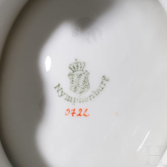 Umfangreiches Speiseservice Dekor Rokoko, Nymphenburg, 20. Jhdt.