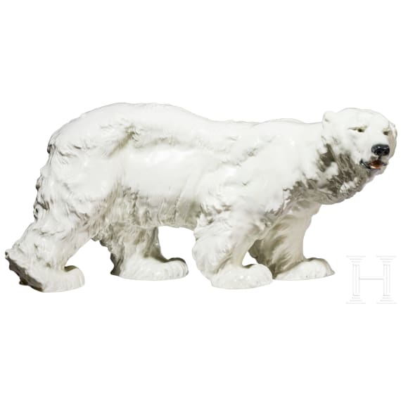 Gro&szlig;er Eisb&auml;r, Otto Jarl, 1903 (Entwurf), Meissen, 20. Jhdt. (Ausf&uuml;hrung).