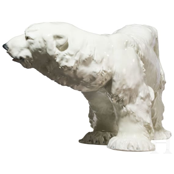Gro&szlig;er Eisb&auml;r, Otto Jarl, 1903 (Entwurf), Meissen, 20. Jhdt. (Ausf&uuml;hrung).