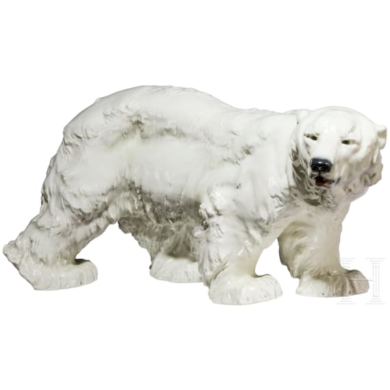 Gro&szlig;er Eisb&auml;r, Otto Jarl, 1903 (Entwurf), Meissen, 20. Jhdt. (Ausf&uuml;hrung).