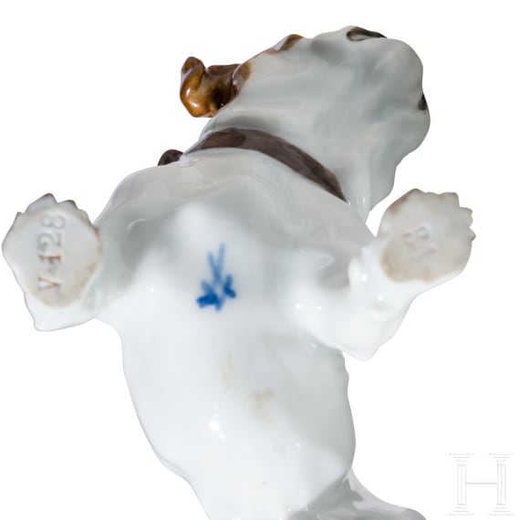 Bulldogge, Erich H&ouml;sel, 1908 (Modell), Meissen, um 1920 (Auf&uuml;hrung)