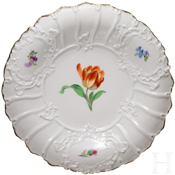 Zwei Prunkteller, Meissen, vor 1924