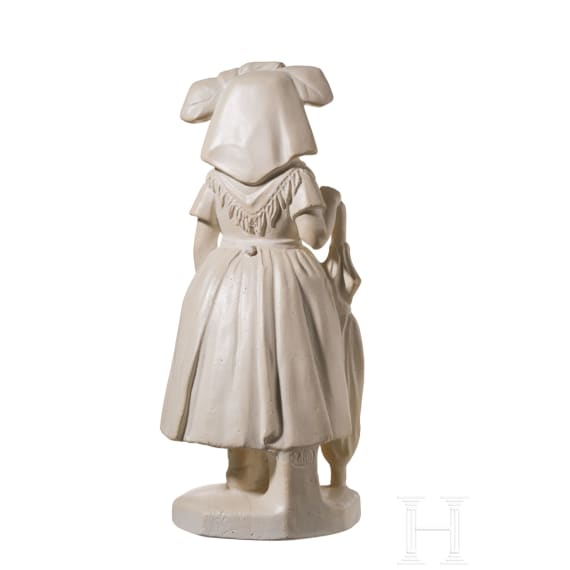 Spreew&auml;lderin mit Schirm, Karl Himmelstoss, 1908 (Entwurf)