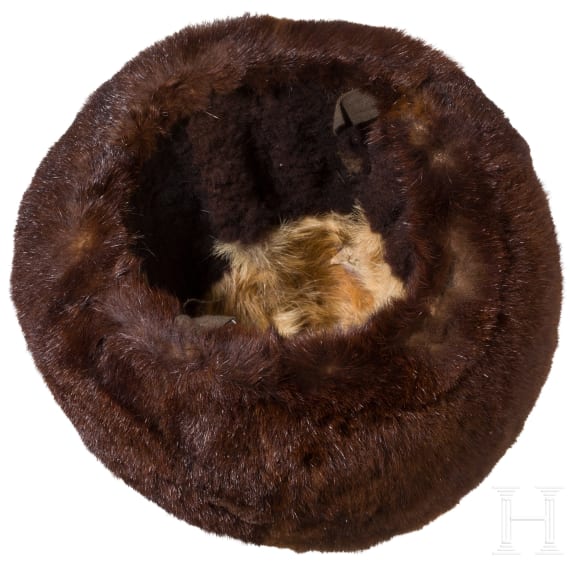 Otterhaube in originaler Hutschachtel, &Ouml;tztal/Oberinntal, 1. H&auml;lfte 19. Jh.