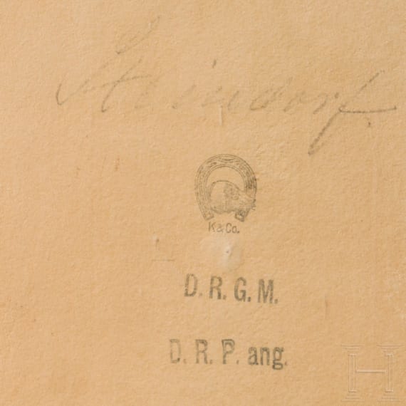 Sch&uuml;tzenscheibe mit Elchmotiv, deutsch, 20. Jhdt.
