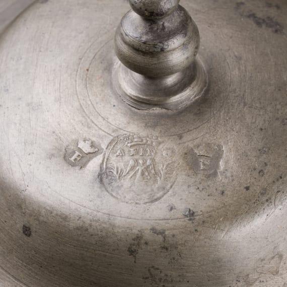Berner Stegkanne aus Zinn, um 1740