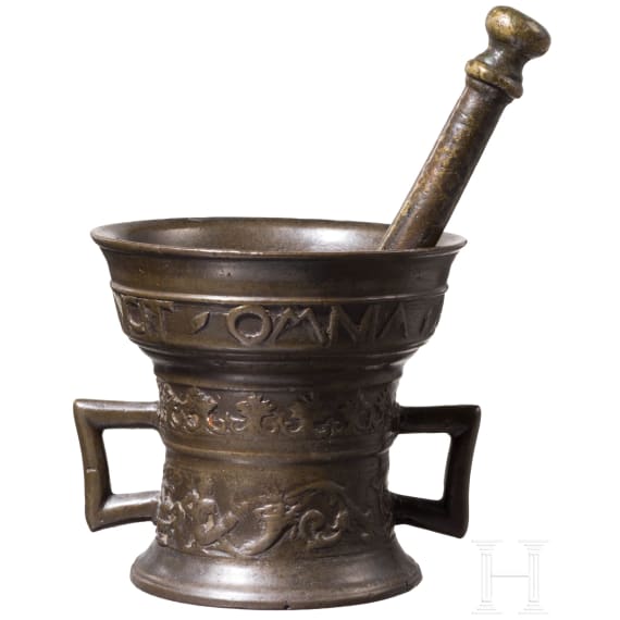 Bronzem&ouml;rser, Werkstatt Wegewart, Deventer (NL), datiert 1597