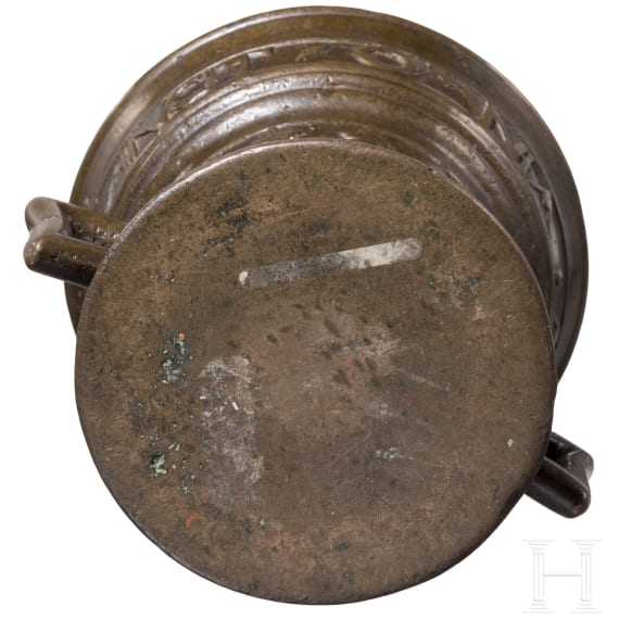 Bronzem&ouml;rser, Werkstatt Wegewart, Deventer (NL), datiert 1597