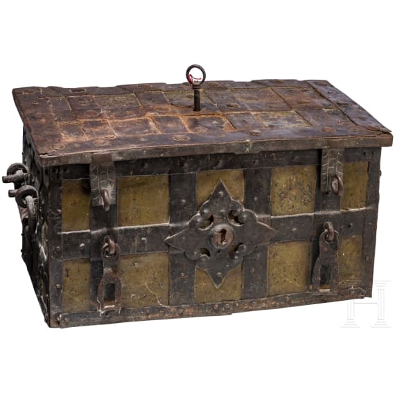 An Nuremberg iron armada Chest, mid 17th century