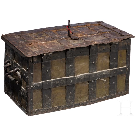 An Nuremberg iron armada Chest, mid 17th century