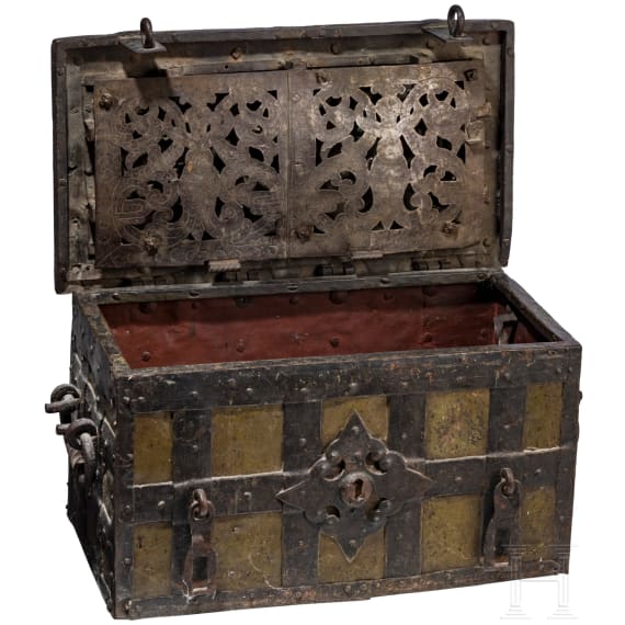 An Nuremberg iron armada Chest, mid 17th century