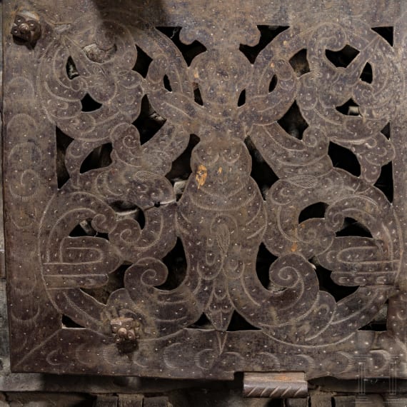 An Nuremberg iron armada Chest, mid 17th century