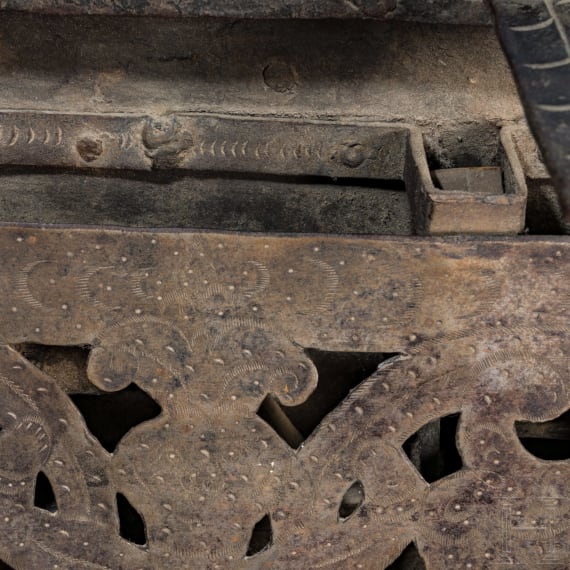 An Nuremberg iron armada Chest, mid 17th century